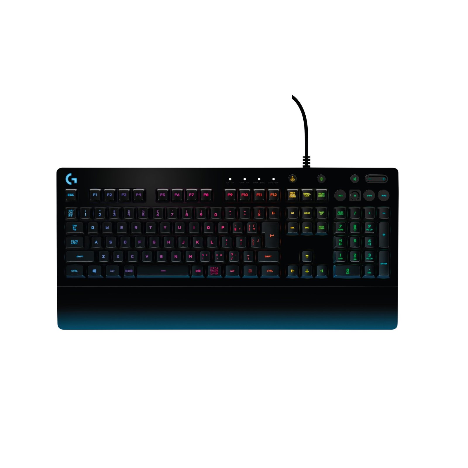 Clavier Gaming Logitech G213 Prodigy - AZERTY Français - RGB LIGHTSYNC - Noir