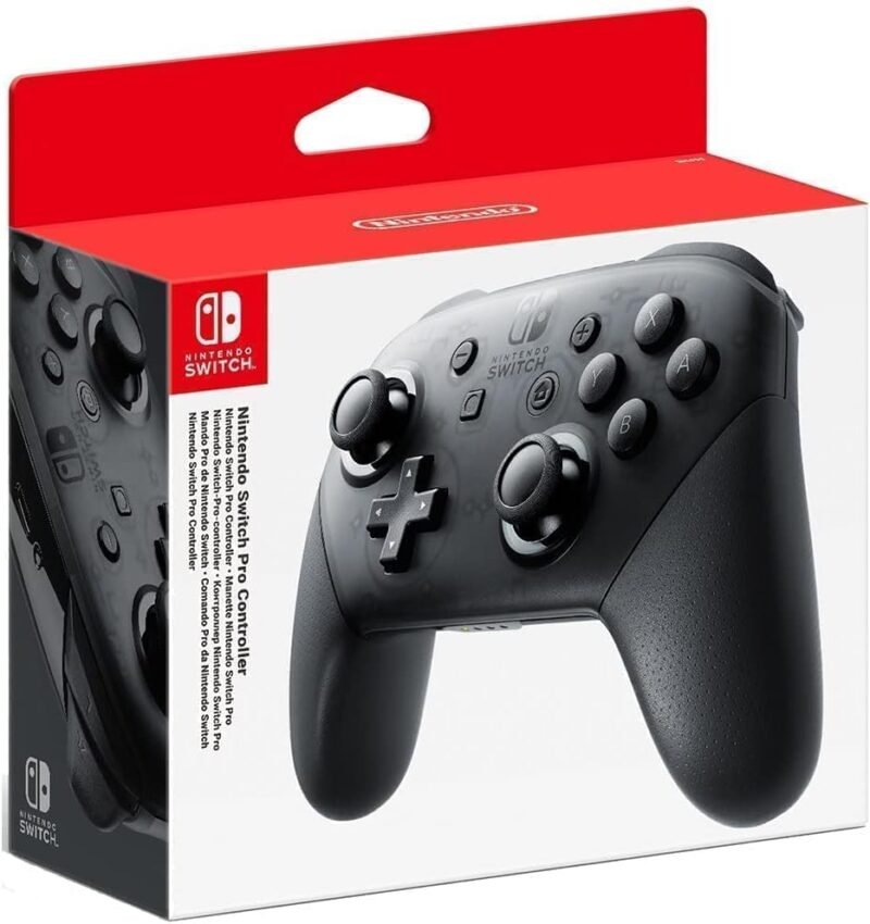 Manette Pro Controller Nintendo Switch (modèle classique) Sans Fil - 40h Autonomie - Noir