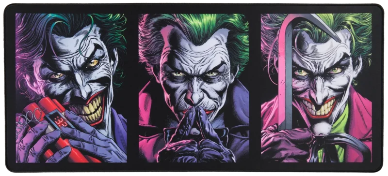 Subsonic Tapis de Souris Joker Vert - Gaming Design - Base Antidérapante - Surface Optimisée