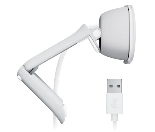 Webcam Logitech Brio 100 - Blanc