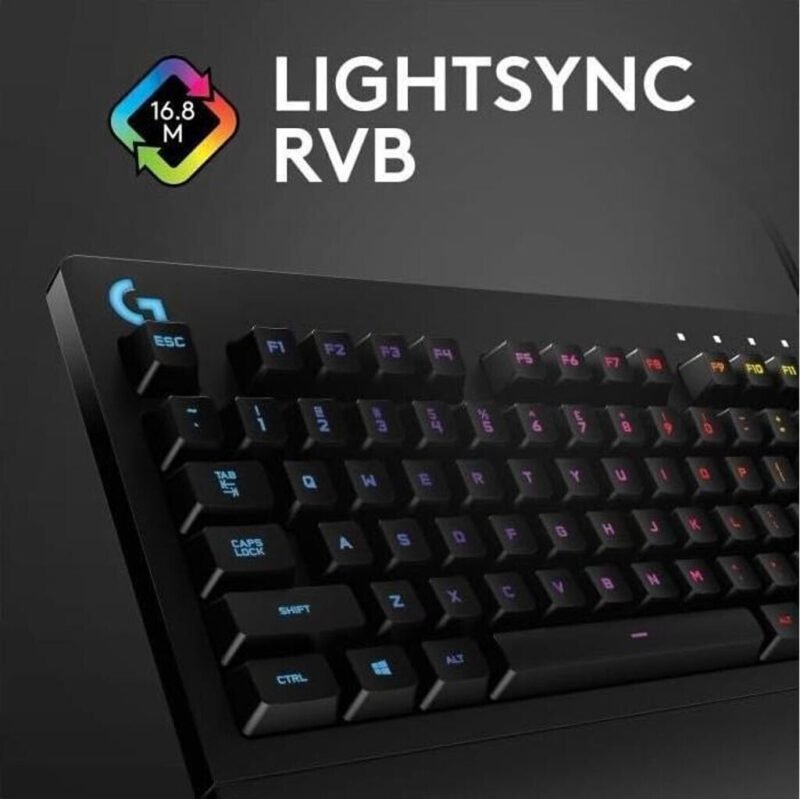 Clavier Gaming Logitech G213 Prodigy - AZERTY Français - RGB LIGHTSYNC - Noir
