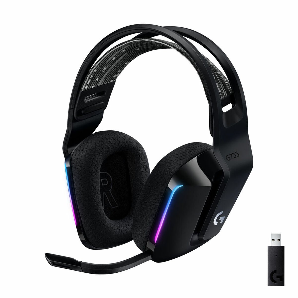Logitech G733 Lightspeed casque gaming sans fil RGB 29h autonomie