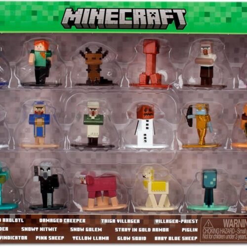 minecraft nanofigs diecast_ Pack 18 Figurines Minecraft Nano Metalfigs – Jada Toys