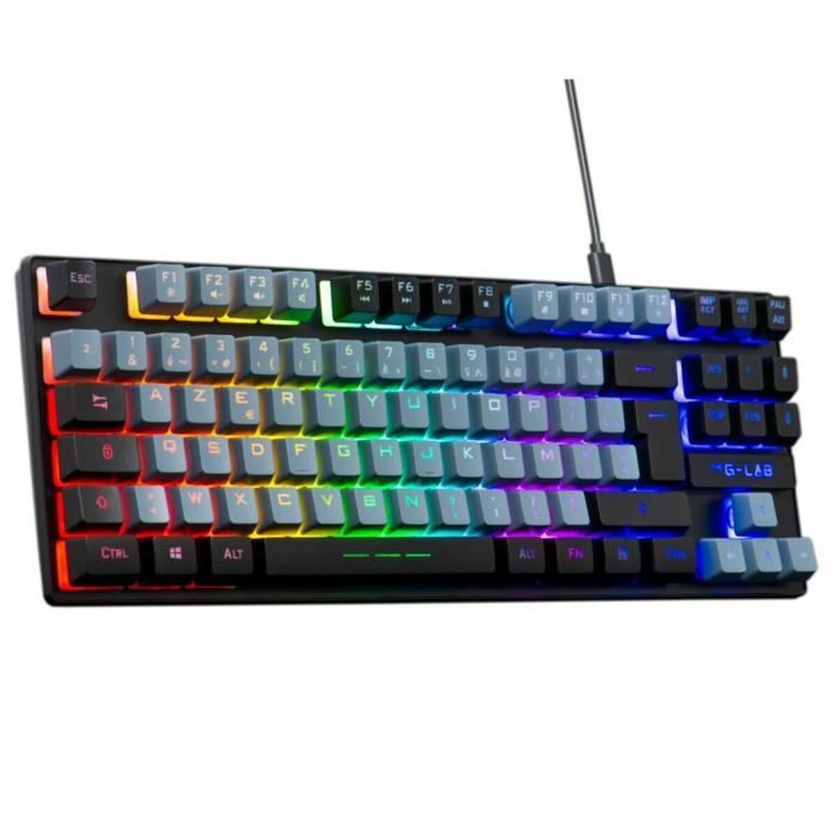The G-Lab Caesium French QWERTY anti-spill gaming keyboard