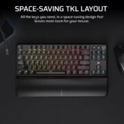 Clavier Gamer Mécanique Sans Fil Corsair K70 Core TKL Wireless (Noir) - Switchs MLX Red v2 AZERTY