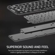 Clavier Gamer Mécanique Sans Fil Corsair K70 Core TKL Wireless (Noir) - Switchs MLX Red v2 AZERTY