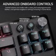 Clavier Gamer Mécanique Sans Fil Corsair K70 Core TKL Wireless (Noir) - Switchs MLX Red v2 AZERTY