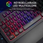 The G-Lab Keyz Palladium Gamer Keyboard with Wrist Rest - Wired QWERTY
