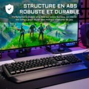 The G-Lab Keyz Palladium Gamer Keyboard with Wrist Rest - Wired QWERTY