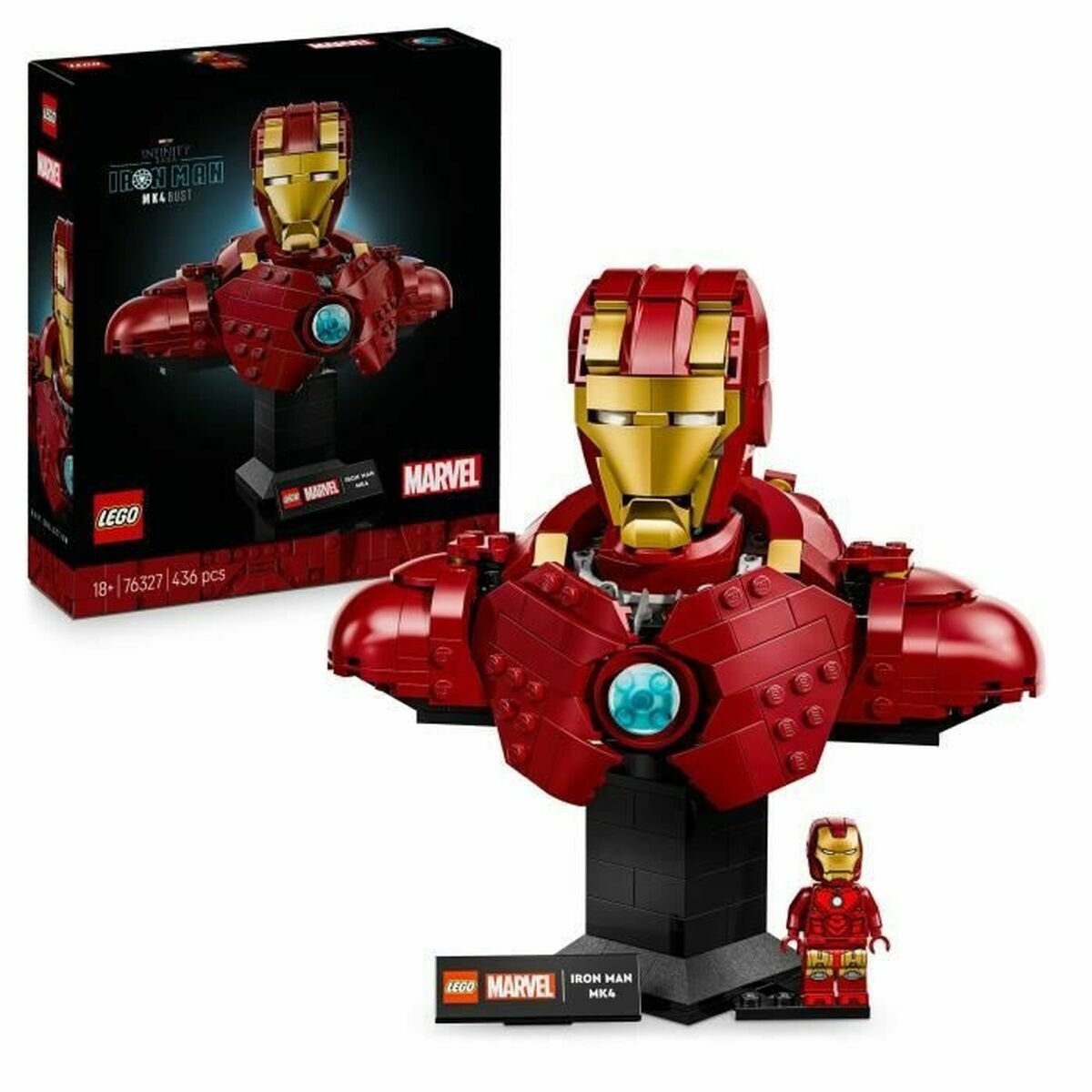 LEGO Marvel Iron Man MK4 buste adulte collectionneur